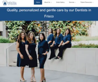 Westfriscodental.com(Gentle dentists in Frisco TX) Screenshot