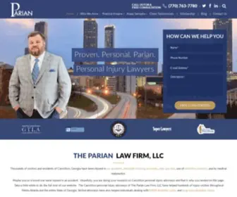 Westgalawyer.com(The Parian Law Firm LLC) Screenshot