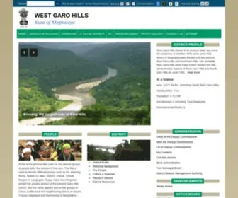 Westgarohills.gov.in(West Garo Hills District Official Website) Screenshot