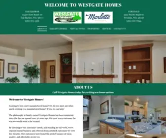 Westgatehomes.com(Manufactured Marlette Homes) Screenshot