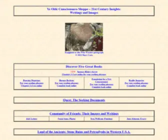 Westgatehouse.com(Ye Olde Consciousness Shoppe  21st Century Insights) Screenshot