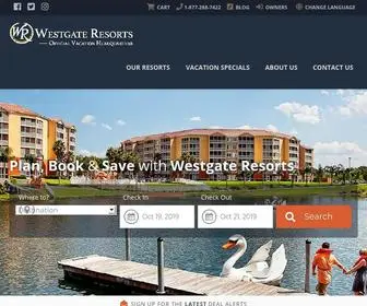 Westgatereservations.com(Plan your vacation with Westgate Reservations) Screenshot