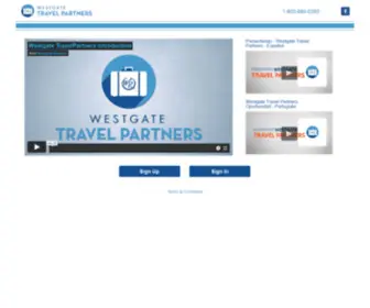Westgatetravelpartners.com(Westgate Travel Partners) Screenshot