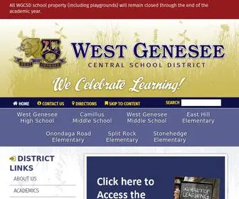 Westgenesee.org(West Genesee Central School District) Screenshot