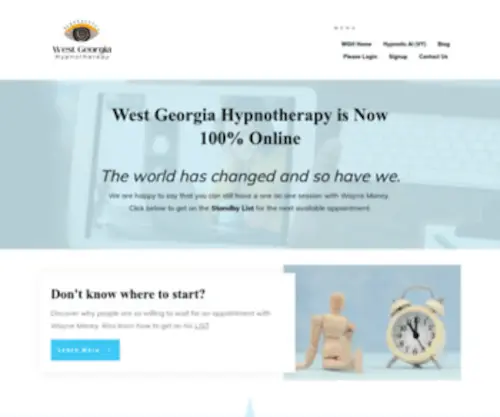 Westgeorgiahypnotherapy.com(West Georgia Hypnotherapy) Screenshot