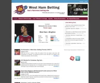 Westhambetting.com Screenshot