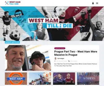 Westhamtillidie.com(West Ham Till I Die) Screenshot