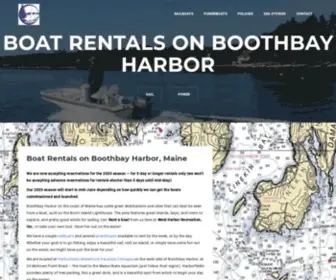 Westharborrecreation.com(Boat Rentals on Boothbay Harbor) Screenshot