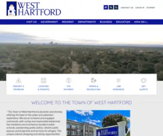 Westhartfordct.gov(Town of West Hartford) Screenshot
