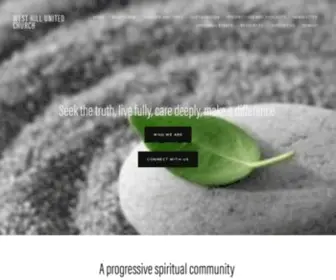 Westhill.net(A progressive spiritual community where how you live) Screenshot