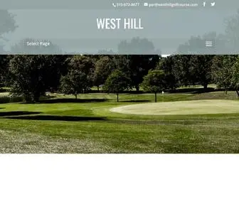 Westhillgolfcourse.com(West Hill Golf Course) Screenshot