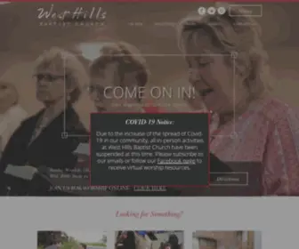 Westhillsbaptist.org(West Hills Baptist Church) Screenshot