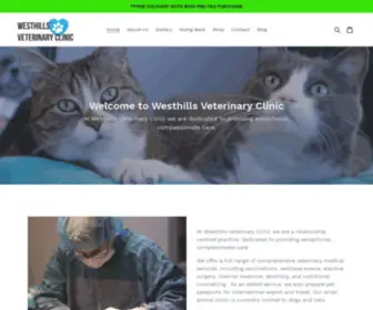 Westhillsveterinaryclinic.com(Westhills Veterinary Clinic) Screenshot