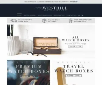 Westhillwatchboxes.com.au(Watch Box & Watch Winder By Westhill) Screenshot