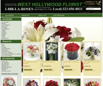 Westhollywoodflorist.com(West Hollywood Florist) Screenshot