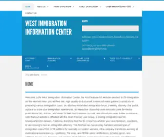 Westimmigration.com(West Immigration Information Center) Screenshot