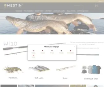 Westin-Fishing.com(Connecting man and fish) Screenshot