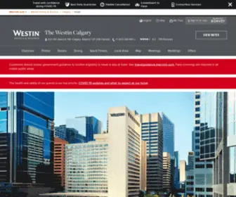 Westincalgary.com(Calgary Hotel) Screenshot