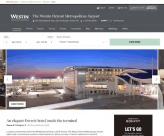 Westindetroitmetroairport.com(Detroit Airport Hotels) Screenshot