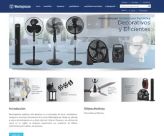 Westinghouselightinglatinamerica.com(Westinghouse Lighting Latin America) Screenshot