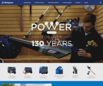 Westinghouseoutdoorpower.com(Westinghouse Outdoor Power Equipment) Screenshot