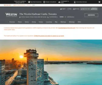 Westinharbourcastletoronto.com(Downtown Toronto Hotel) Screenshot