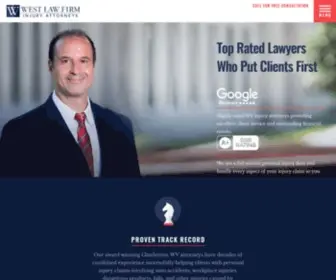 Westinjurylawyers.com(West Virginia Personal Injury Lawyers) Screenshot