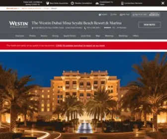 Westinminaseyahi.com(Dubai Hotels near Beach) Screenshot