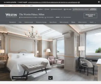 Westinpalacemilan.it(Hotel a Milano) Screenshot