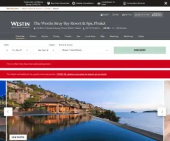 Westinsiraybay.com(Star Beach Resort in Phuket) Screenshot