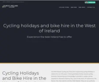 Westirelandcycling.com(Cycling holidays Ireland) Screenshot