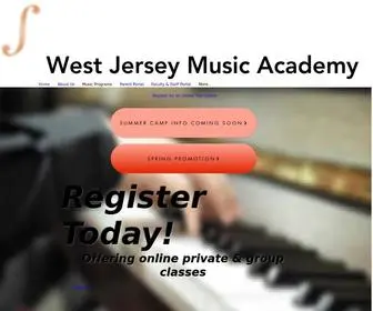 Westjerseymusicacademy.org(Private Music Lessons) Screenshot