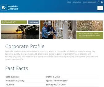 Westlake.com(Westlake Chemical) Screenshot
