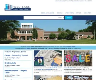 Westlakelibrary.org(Westlake Porter Public Library) Screenshot