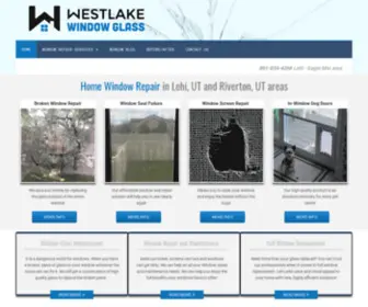 Westlakewindowglass.com(Residential window repair in Lehi) Screenshot