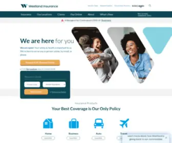 Westland-Insurance.com(Westland Insurance) Screenshot