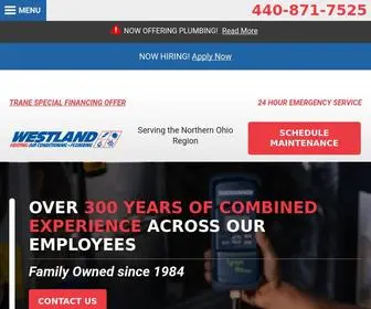 Westlandhvac.com(HVAC & Plumbing in Westlake) Screenshot