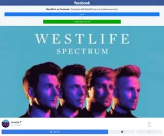 Westlife.co.uk(Fout) Screenshot