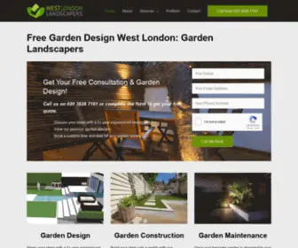 Westlondonlandscapers.co.uk(Garden Design London & Landscaping) Screenshot