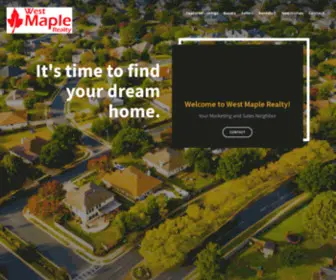 Westmaple.com(West Maple Realty Realtor) Screenshot