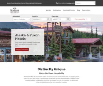 Westmarkhotels.com(Alaska Hotels & Yukon Hotels) Screenshot