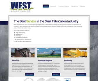 Westmfg.net(West Manufacturing LTD) Screenshot