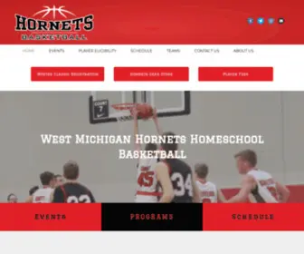 Westmichiganhornets.com(TeamSnap Template Sites site) Screenshot