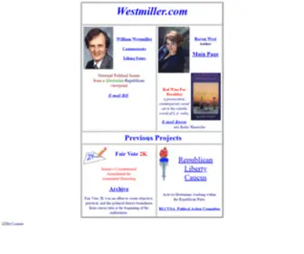 Westmiller.com(Westmiller Main Website Index) Screenshot