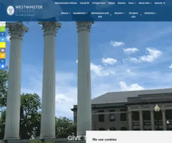 Westminster-MO.edu(Westminster College) Screenshot