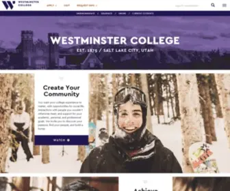 Westminstercollege.edu(Westminster College) Screenshot