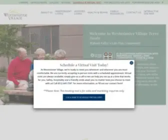 Westminstervillagein.com(Senior Living Community) Screenshot