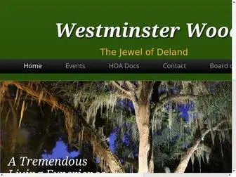 Westminsterwood.com(Westminster Wood HOA) Screenshot