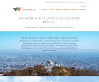 Westmount.com(Westmount Asset Management) Screenshot