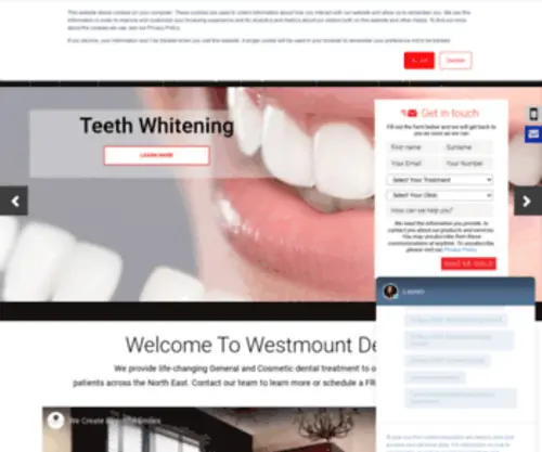 Westmountdentalsurgery.co.uk(Dentist in Wynyard) Screenshot